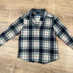 Old Navy Blue and White Button Down Shirt